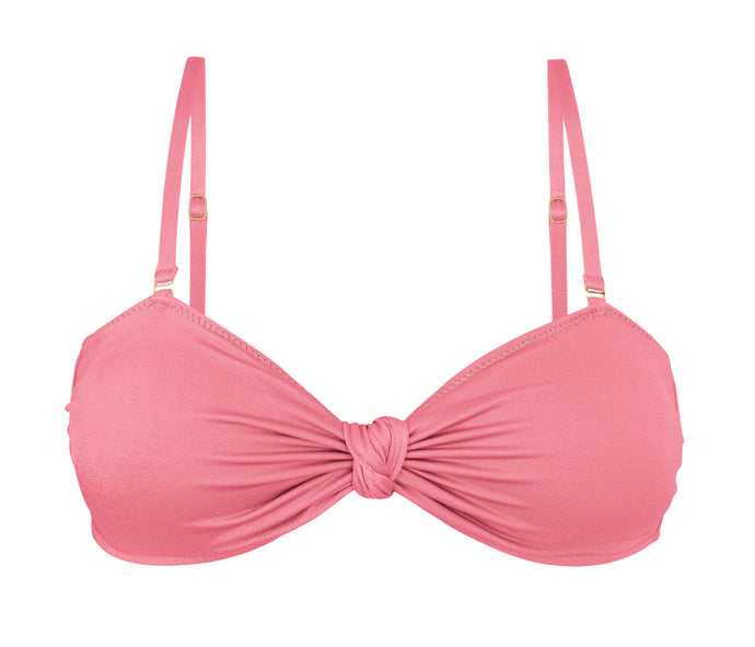 Product Front: Rio De Sol Top Bikini Top Shimmer-Confetti Bandeau-Joy