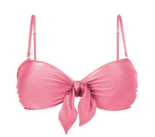 Załaduj obraz do przeglądarki galerii, Product Front: Rio De Sol Top Bikini Top Shimmer-Confetti Bandeau-Knot
