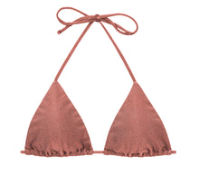 Załaduj obraz do przeglądarki galerii, Product Front: Rio De Sol Top Bikini Top Shimmer-Copper Tri-Inv

