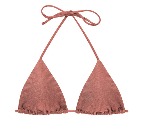 Product Front: Rio De Sol Top Bikini Top Shimmer-Copper Tri-Inv