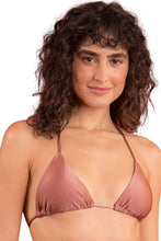 Załaduj obraz do przeglądarki galerii, Gallery: Rio De Sol Top Bikini Top Shimmer-Copper Tri-Inv
