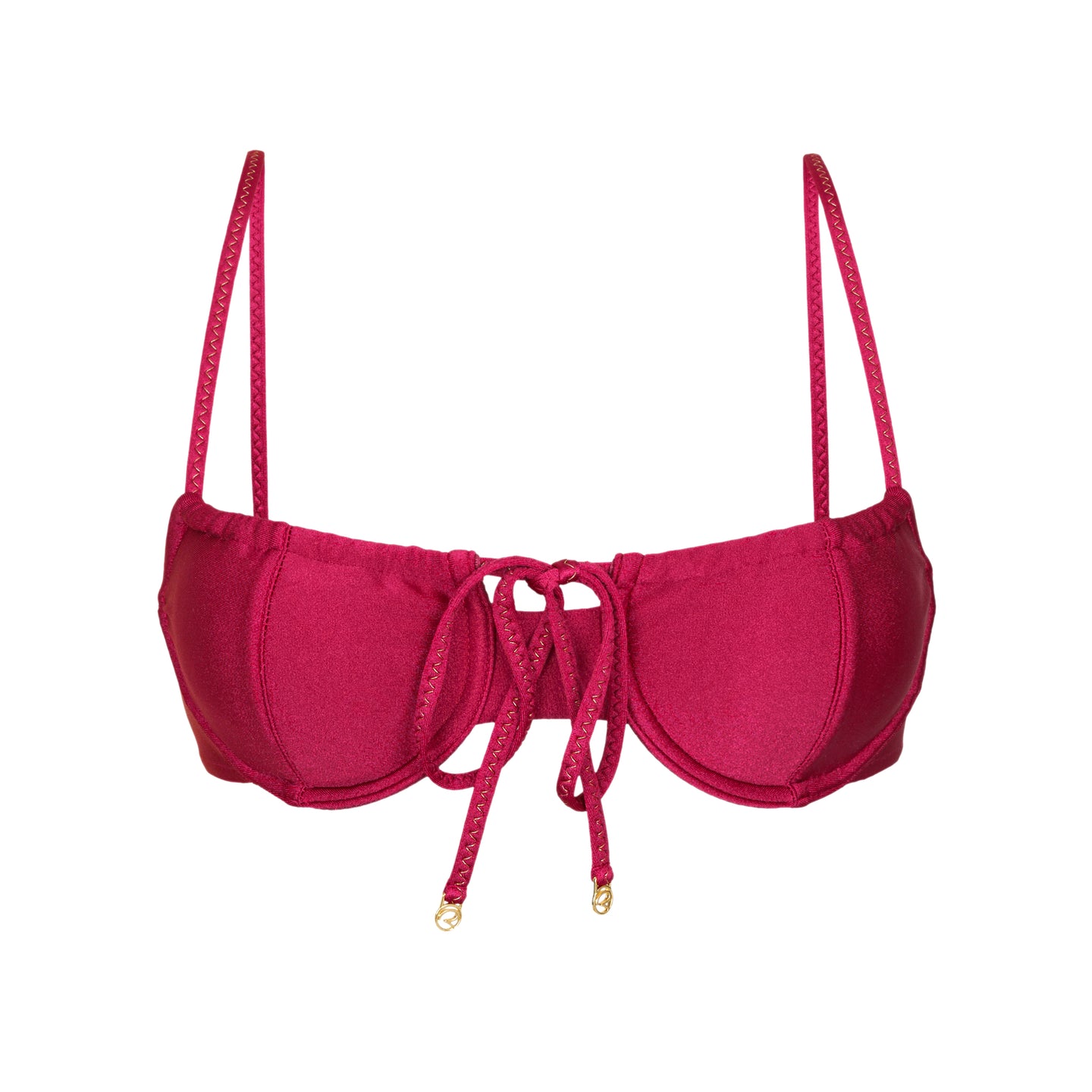 Product Front: Rio De Sol Top Bikini Top Shimmer-Desejo Balconet-Tie
