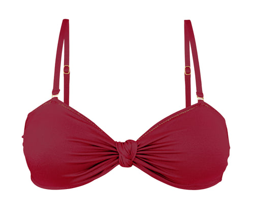 Product Front: Rio De Sol Top Bikini Top Shimmer-Divino Bandeau-Joy