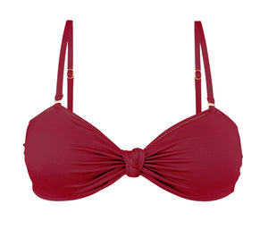 Product Front: Rio De Sol Top Bikini Top Shimmer-Divino Bandeau-Joy