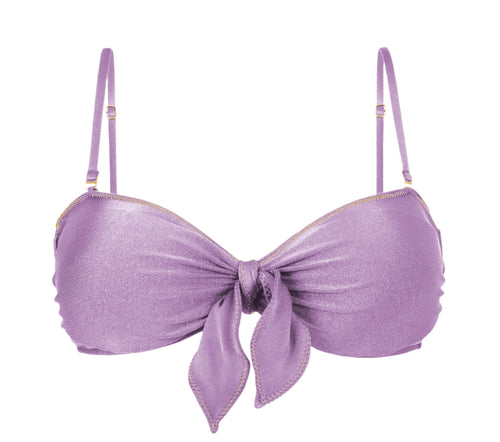 Product Front: Rio De Sol Top Bikini Top Shimmer-Harmonia Bandeau-Knot