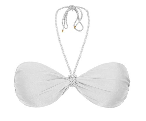 Product Front: Rio De Sol Top Bikini Top Shimmer-White Twist