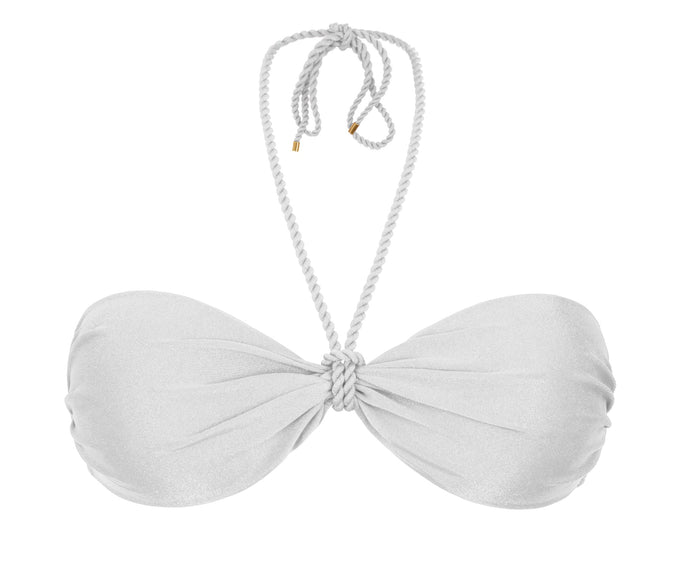 Product Front: Rio De Sol Top Bikini Top Shimmer-White Twist