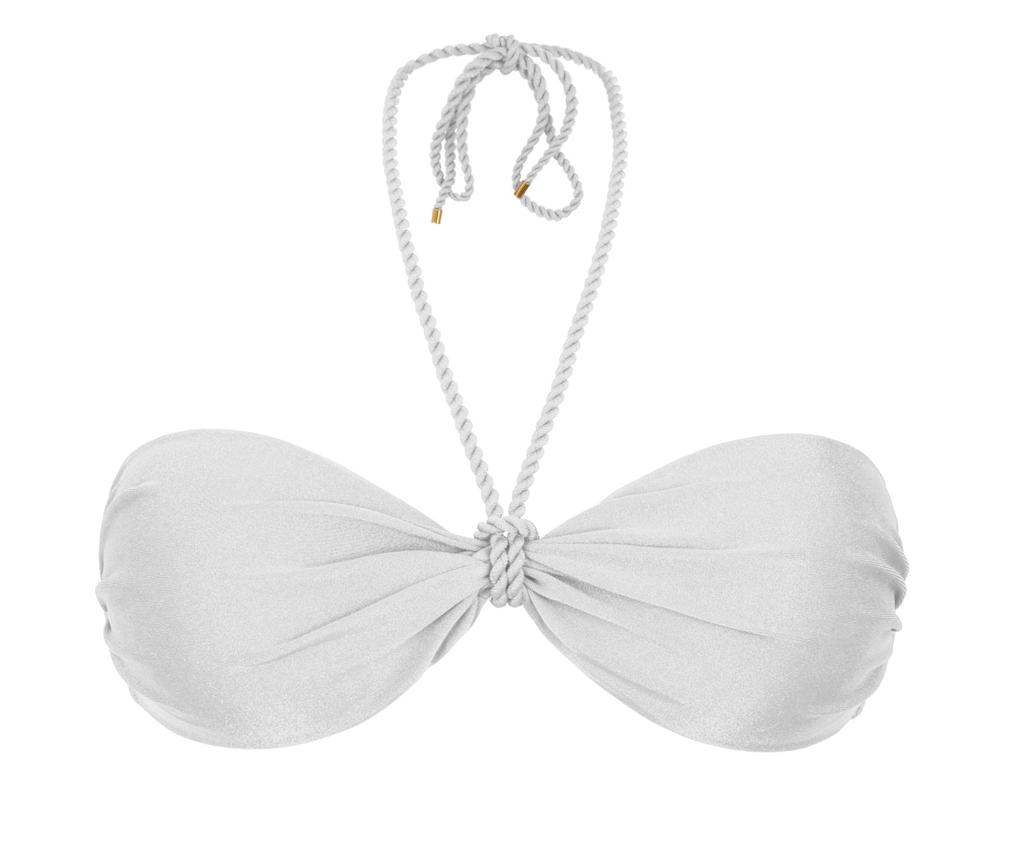 Product Front: Rio De Sol Top Bikini Top Shimmer-White Twist