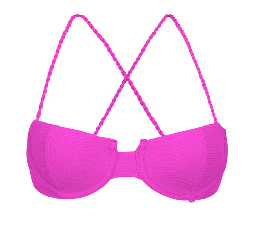 Product Front: Rio De Sol Top Bikini Top St-Tpz-Pink Balconet