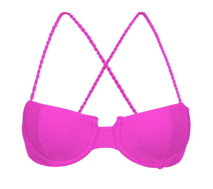 Product Front: Rio De Sol Top Bikini Top St-Tpz-Pink Balconet