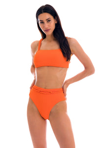 Model Front: Rio De Sol Top Bikini Top St-Tpz-Tangerina Reto