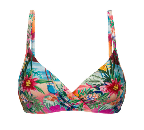Product Front: Rio De Sol Top Bikini Top Sunset Balconet-Inv