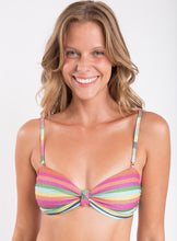Załaduj obraz do przeglądarki galerii, Gallery: Rio De Sol Top Bikini Top Supercolor Bandeau-Joy
