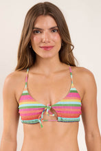 Załaduj obraz do przeglądarki galerii, Gallery: Rio De Sol Top Bikini Top Supercolor Tank-Tie
