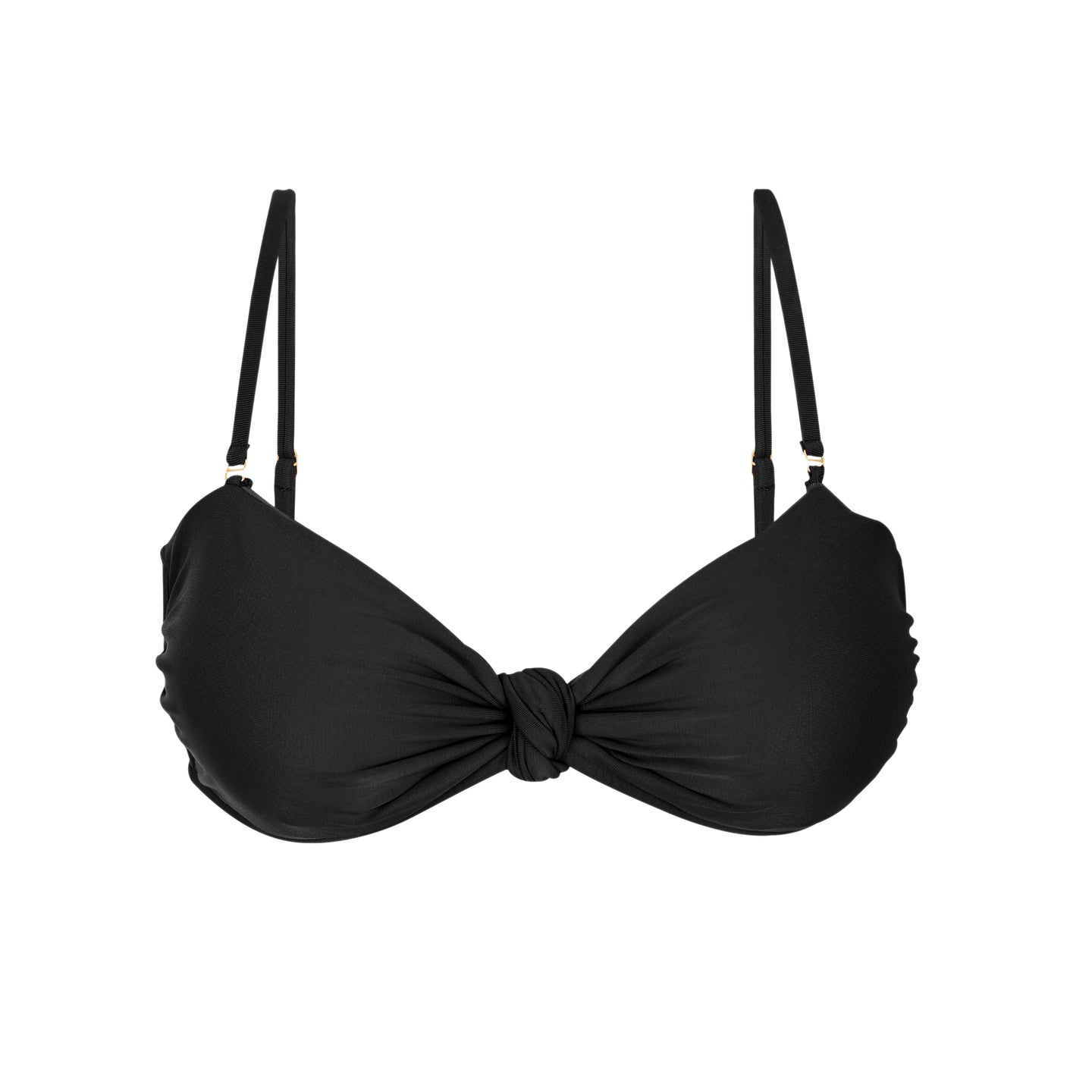 Product Front: Rio De Sol Top Bikini Top Touch-Black Bandeau-Joy