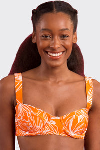 Gallery: Rio De Sol Top Bikini Top Trail-Orange Amelia