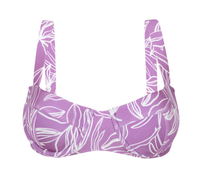 Product Front: Rio De Sol Top Bikini Top Trail-Purple Amelia