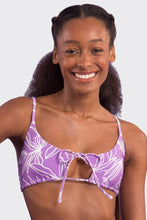 Załaduj obraz do przeglądarki galerii, Gallery: Rio De Sol Top Bikini Top Trail-Purple Tank-Tie
