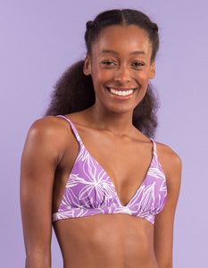Image 12: Rio De Sol Top Bikini Top Trail-Purple Tri-Fixo