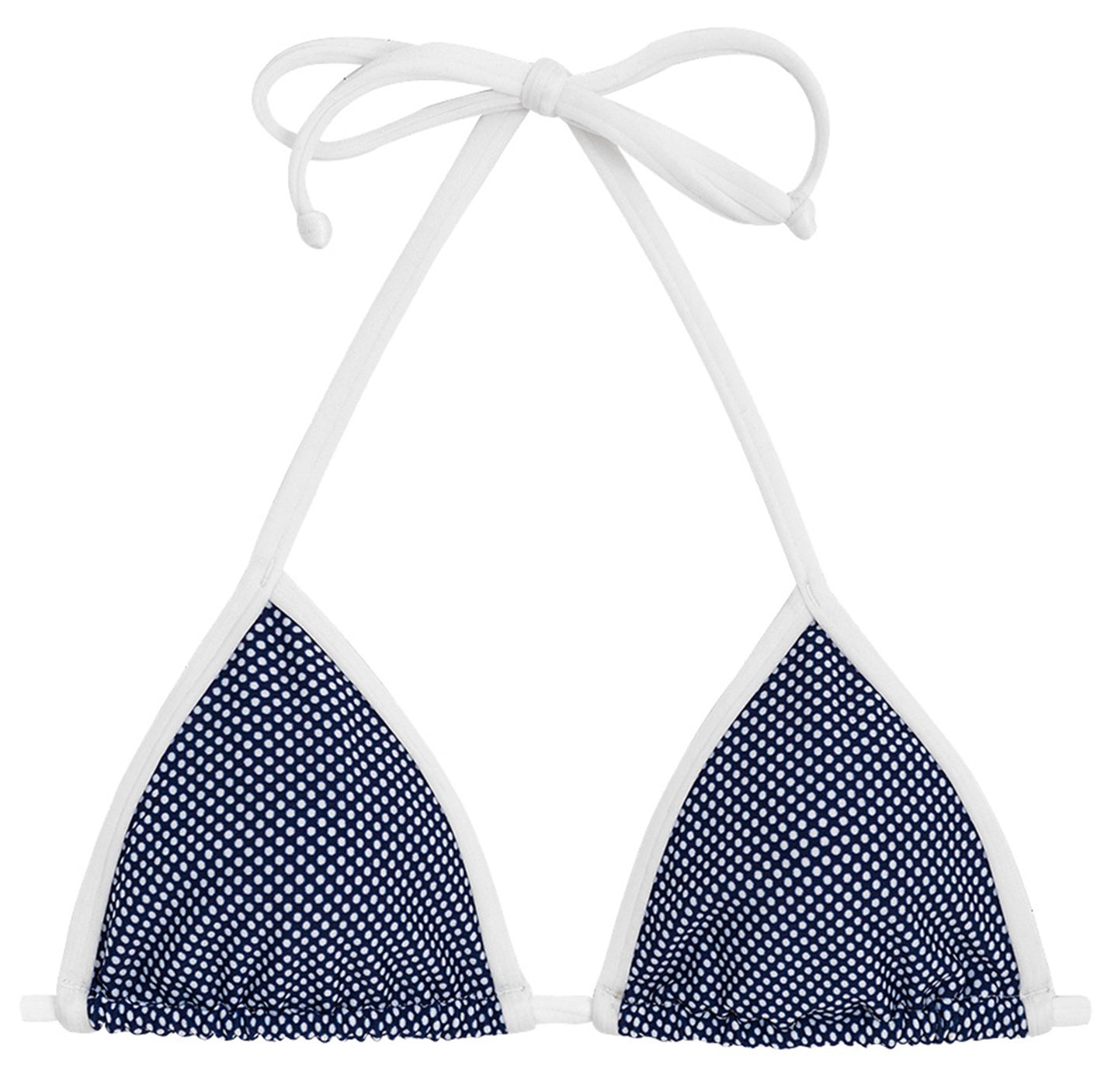 Product Front: Rio De Sol Top Bikini Top Tri Micro Poa White