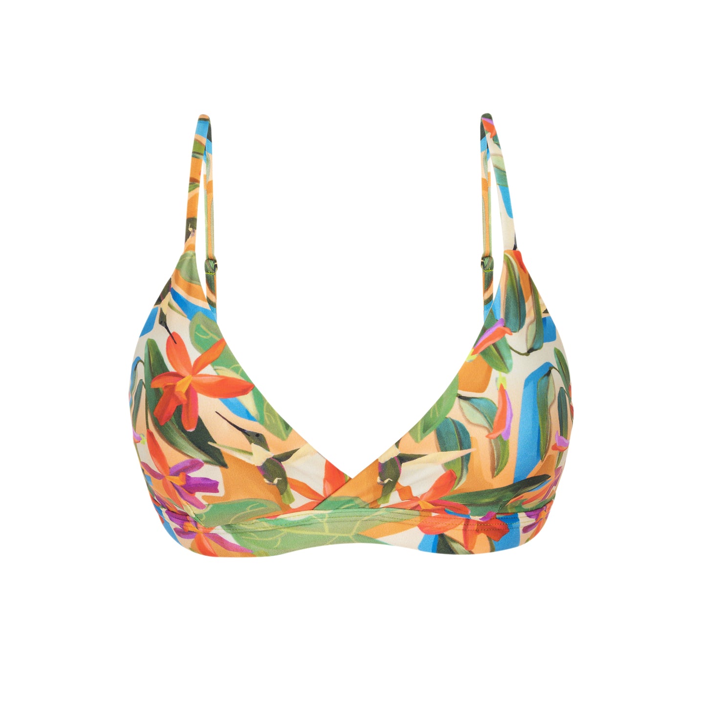 Product Front: Rio De Sol Top Bikini Top Tropical Paola