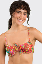 Załaduj obraz do przeglądarki galerii, Gallery: Rio De Sol Top Bikini Top Tropics Balconet-Tie
