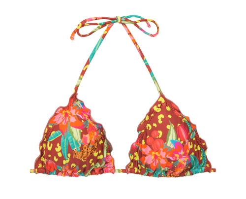 Product Front: Rio De Sol Top Bikini Top Tropics Frufru