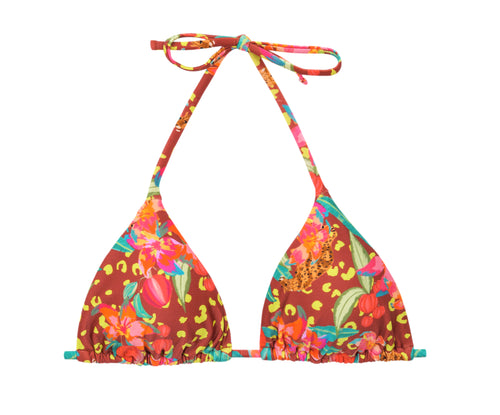 Product Front: Rio De Sol Top Bikini Top Tropics Tri-Inv