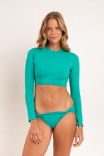 Załaduj obraz do przeglądarki galerii, Model Front: Rio De Sol Top Bikini Top Valley Reef
