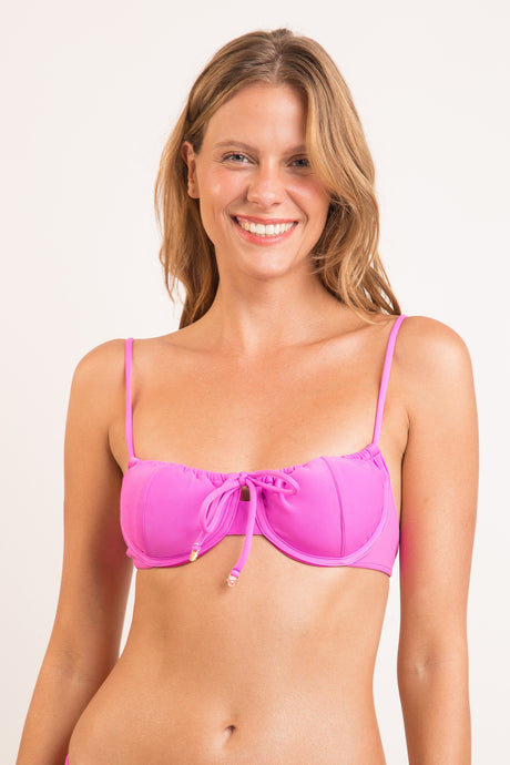 Gallery: Rio De Sol Top Bikini Top Vita-Pink Balconet-Tie