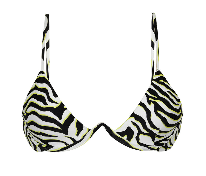 Product Front: Rio De Sol Top Bikini Top Wild-Black Tri-Aro