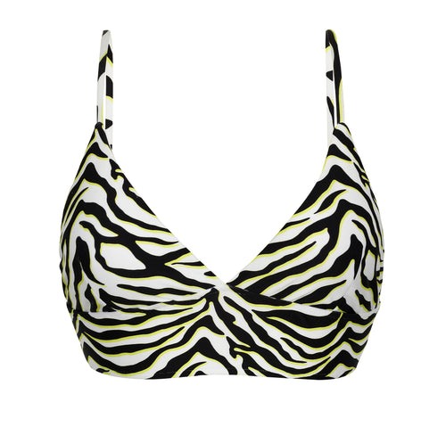 Product Front: Rio De Sol Top Bikini Top Wild-Black Tri-Tank
