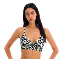Załaduj obraz do przeglądarki galerii, Gallery: Rio De Sol Top Bikini Top Wild-Black Tri-Tank
