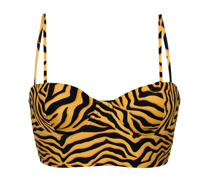 Product Front: Rio De Sol Top Bikini Top Wild-Orange Balconet-Anna