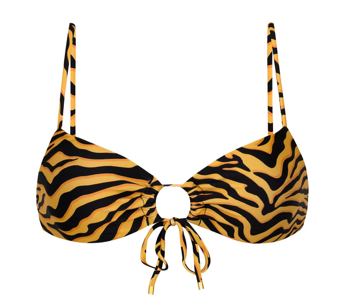 Product Front: Rio De Sol Top Bikini Top Wild-Orange Mila