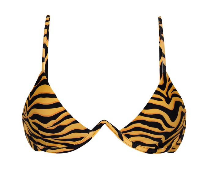 Product Front: Rio De Sol Top Bikini Top Wild-Orange Tri-Aro