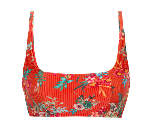 Product Front: Rio De Sol Top Bikini Top Wildflowers Bra-Sport