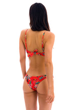 Załaduj obraz do przeglądarki galerii, Model Back: Rio De Sol Top Bikini Top Wildflowers Bra-Sport
