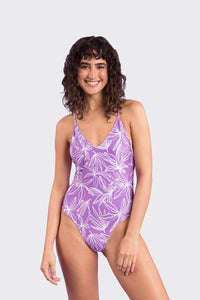 Model Front: Rio De Sol Kostium Jednoczęściowy Trail-Purple Hype