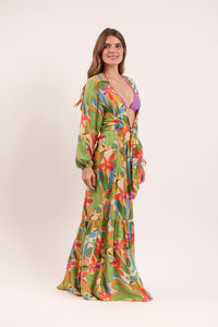 Image 02: Rio De Sol Sukienka Plażowa Tropical Long Dress Verona