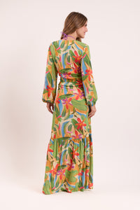Model Back: Rio De Sol Sukienka Plażowa Tropical Long Dress Verona