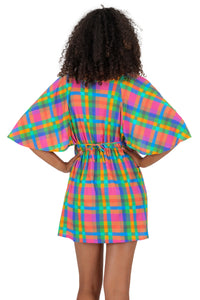 Model Back: Rio De Sol Sukienka Plażowa Tulip-Garden Mini Dress