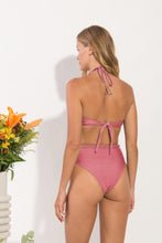 Załaduj obraz do przeglądarki galerii, Set Shimmer-Confetti Twist Belted-High-Waist
