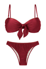 Załaduj obraz do przeglądarki galerii, Set Shimmer-Divino Bandeau-Knot Essential
