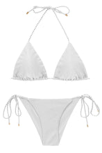 Załaduj obraz do przeglądarki galerii, Set Shimmer-White Tri-Inv Cheeky-Tie
