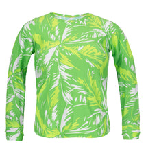 Załaduj obraz do przeglądarki galerii, Top Green-Palms Rash-Guard
