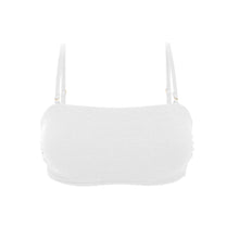 Załaduj obraz do przeglądarki galerii, Top Sand-White Bandeau-Reto
