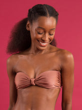 Załaduj obraz do przeglądarki galerii, Top Shimmer-Copper Bandeau-Joy
