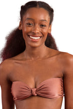 Załaduj obraz do przeglądarki galerii, Top Shimmer-Copper Bandeau-Joy
