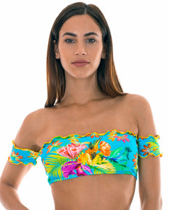Soutien Tropical Blue Ombro a Ombro